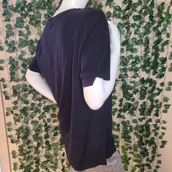 Old Navy Women's Black Soft-Washed T-shirt size M - Picture 5 of 11